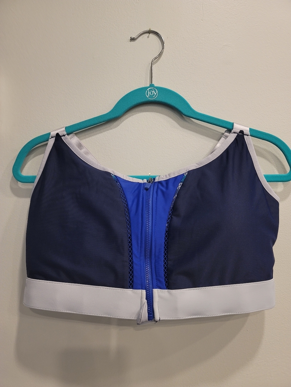 Sz 2X Fabletics Zoe High Impact Sports Bra Racing/Admiral/Abyss/Cloud